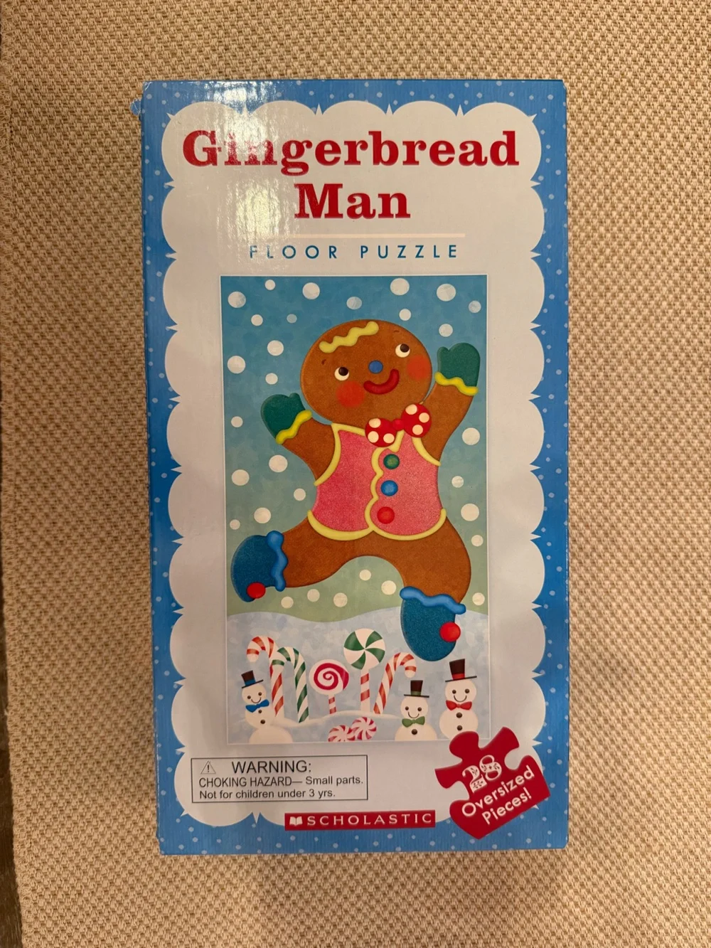 Scholastic Gingerbread Man Floor Puzzle - 28 pieces